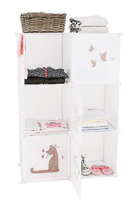 Dulap pentru copii, alb / Kitty [12]