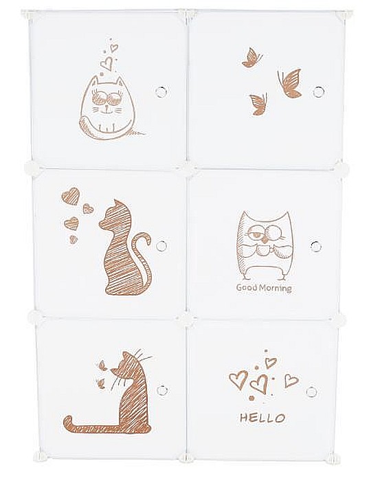 Dulap pentru copii, alb / Kitty [3]