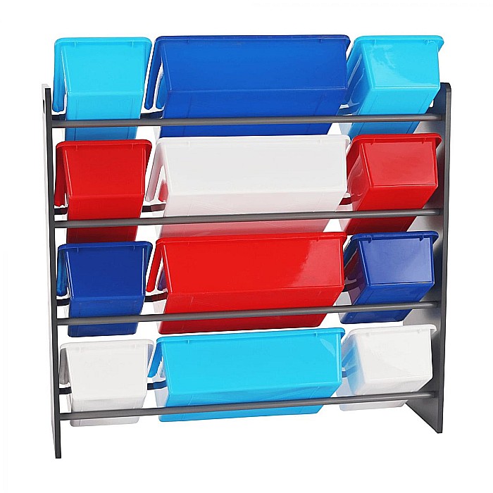 Organizator de jucării, multicolor / gri,  KIDO TYPE 1 [9]
