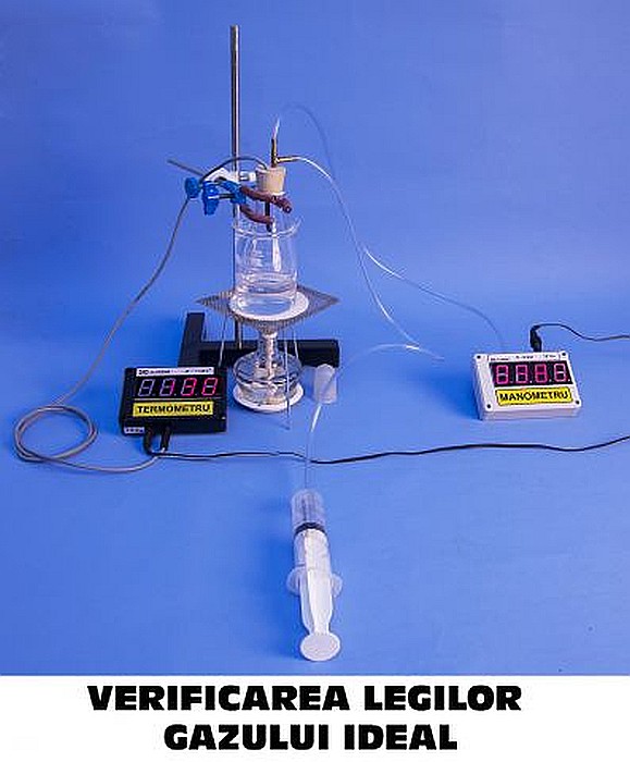 Kit (set) de verificare a legilor gazului ideal - pentru liceu [2]
