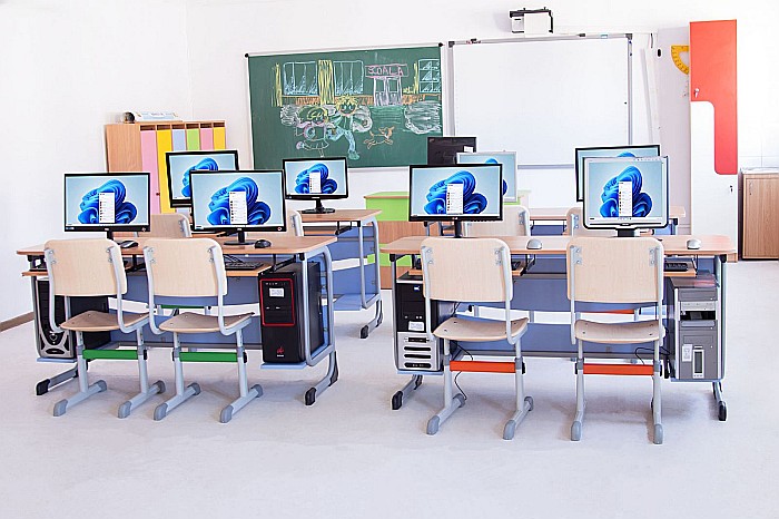 Masă informatică KARA - 2 elevi [11]