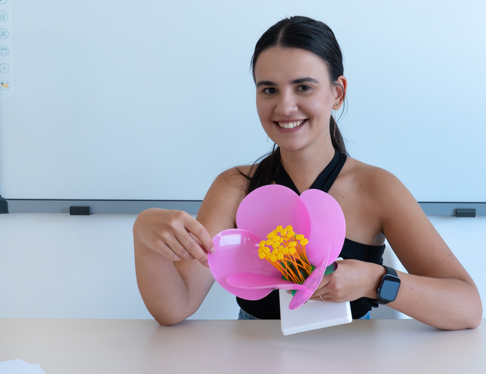 Model botanic floare de măr – material didactic [3]