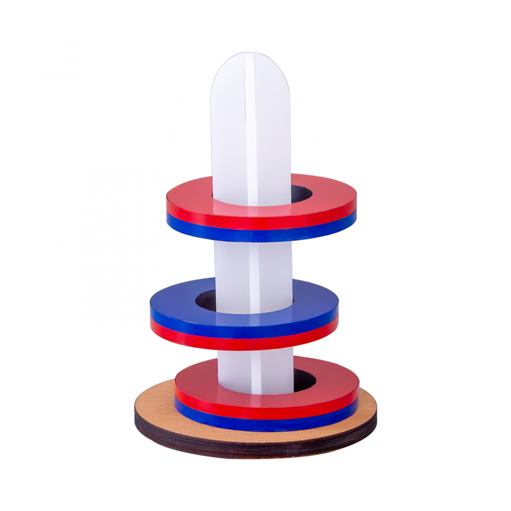 Set de 3 magneti - disc pe suport [1]