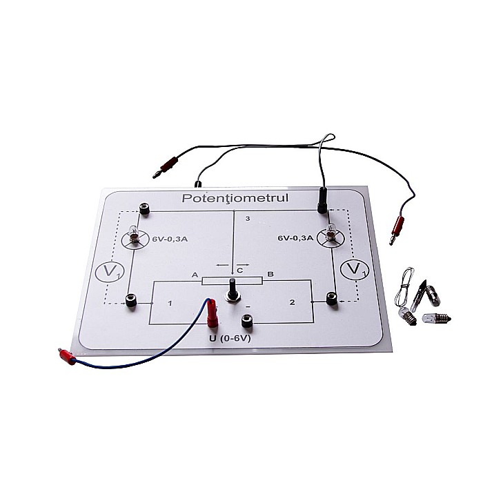 Set de circuite de electricitate, pentru studiul curentului continuu [8]