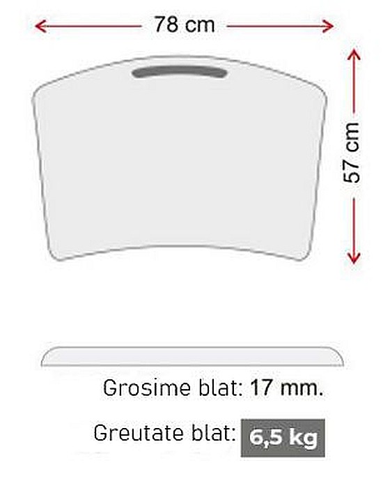 Set individual AVENTUS reglabil (bancă + scaun) - G [4]