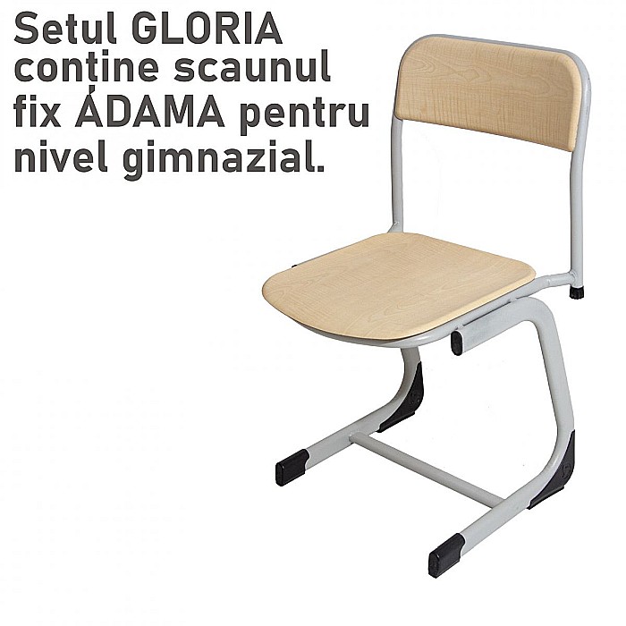 Set individual GLORIA fix (bancă + scaun) - G [3]
