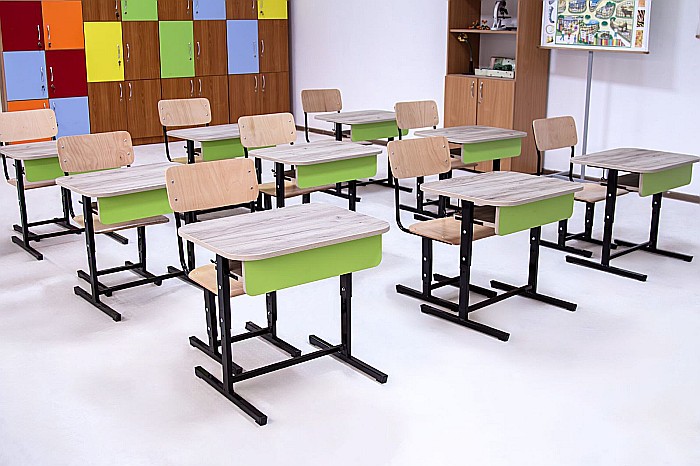Set individual START reglabil COLOR (bancă școlară și scaun școlar) – P [10]