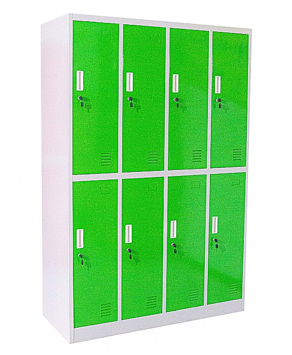 Vestiar metalic cu 8 usi (4x2) 1200x500x1800 mm (LxlxH) [3]