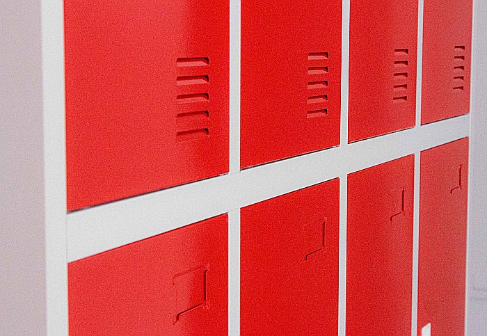 Vestiar metalic cu 8 usi (4x2) 1200x500x1800 mm (LxlxH) [5]