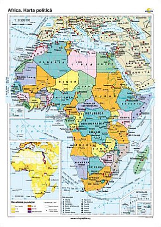 MATERIAL DIDACTIC - Africa: Harta politica