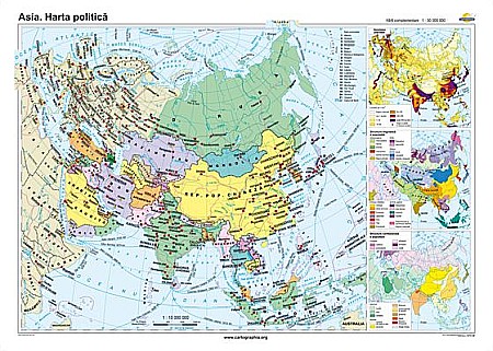 MATERIAL DIDACTIC - Asia: Harta politica