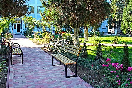 Bancă cu spătar, 2 persoane, MAGNOLIA, 120 cm [4]