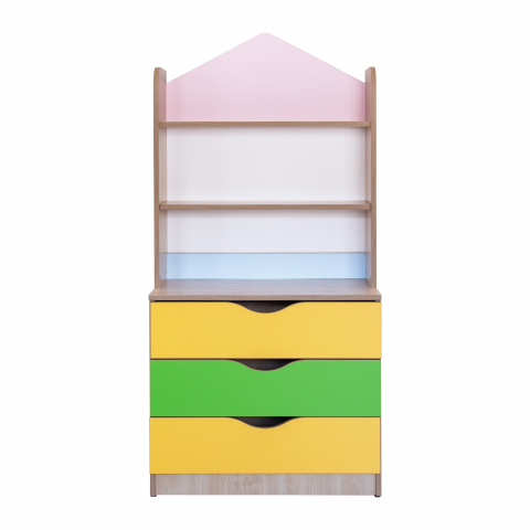 Biblioteca TINY - corp cu trei sertare [2]