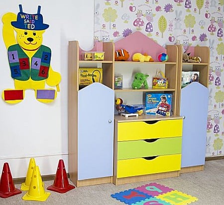 Biblioteca TINY - corp cu trei sertare [5]