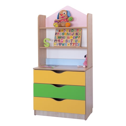 MOBILIER DE DEPOZITARE - Biblioteca TINY - corp cu trei sertare