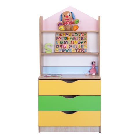 Biblioteca TINY - corp cu trei sertare [3]