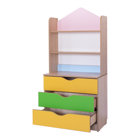 Biblioteca TINY - corp cu trei sertare [4]