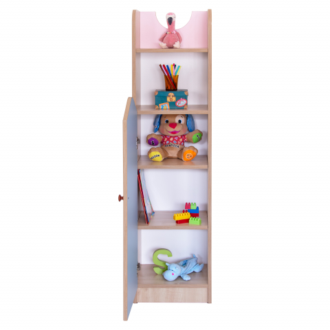 Biblioteca TINY - corp îngust cu ușă [2]
