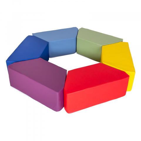 Set Scăunele Rainbow – 6 bucăți [1]