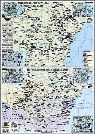 EPOCA ANTICA - Civilizatia geto-dacilor. Provinciile Romane Moesia Inferior si Dacia