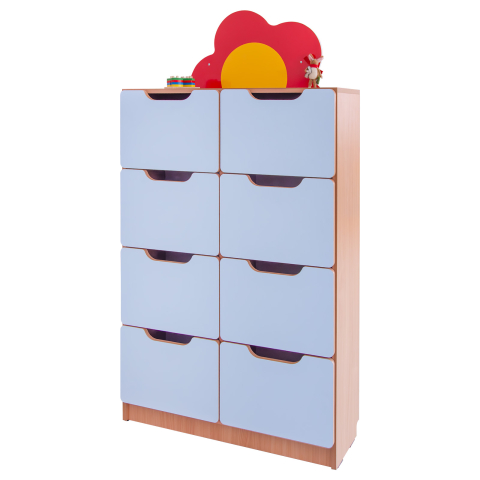 MOBILIER DE DEPOZITARE - Corp mediu cu 8 sertare - SUNNY