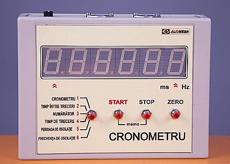 Cronometru electronic pentru experimente demonstrative (2 porti) [3]