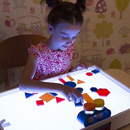 MATERIALE DIDACTICE INTEGRATE - Cutie luminoasa multicolora - mare ( 84x60x10cm )