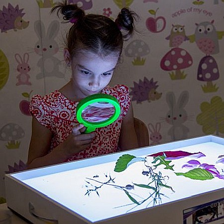 MATERIALE DIDACTICE INTEGRATE - Cutie luminoasa multicolora - medie ( 62x40x8 cm )