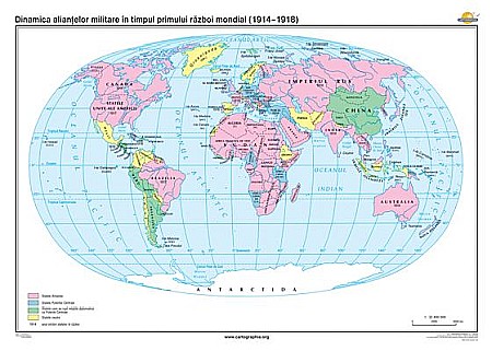 EPOCA CONTEMPORANA - Dinamica aliantelor militare in timpul Primului Razboi Mondial (1914-1918)