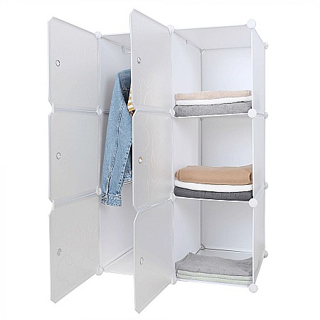 ORGANIZATOARE - Dulap modular practic, alb / model  ZERUS