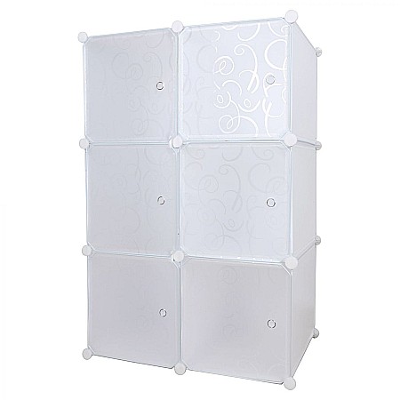 Dulap modular practic, alb / model  ZERUS [1]
