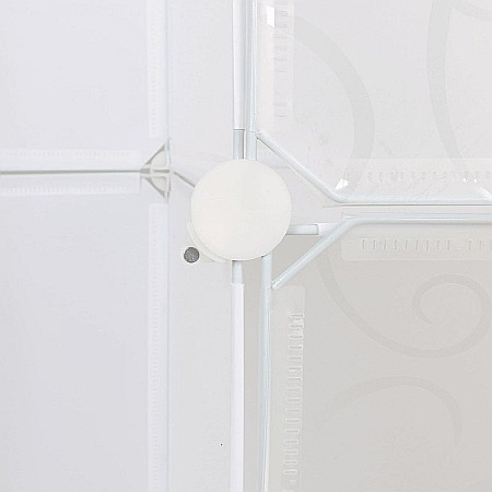 Dulap modular practic, alb / model  ZERUS [4]