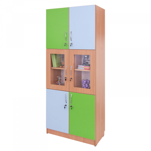 DULAPURI - Dulap cu 6 casete și vitrină START