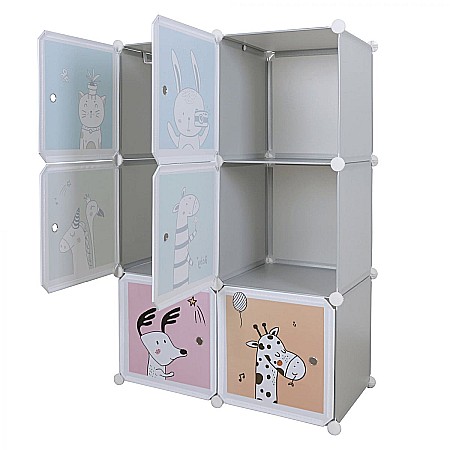 Dulap modular pentru copii, gri / model BIARO [3]