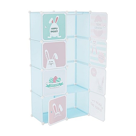 ORGANIZATOARE - Dulap pentru copii, albastru / model FRIN