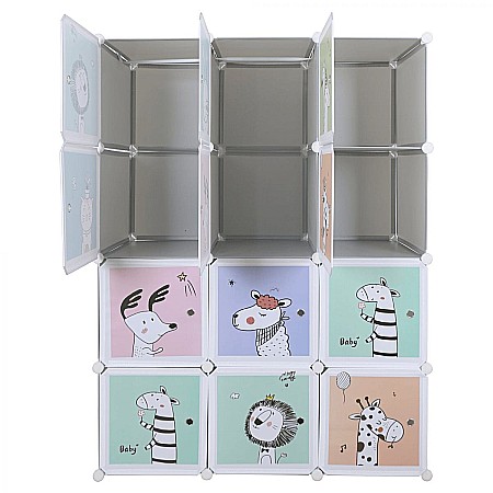 Dulap modular pentru copii, gri / model HAKON [3]