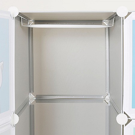 Dulap modular pentru copii, gri / model HAKON [6]