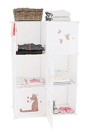 Dulap pentru copii, alb / Kitty [11]