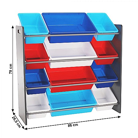 ORGANIZATOARE - Organizator de jucării, multicolor / gri,  KIDO TYPE 1