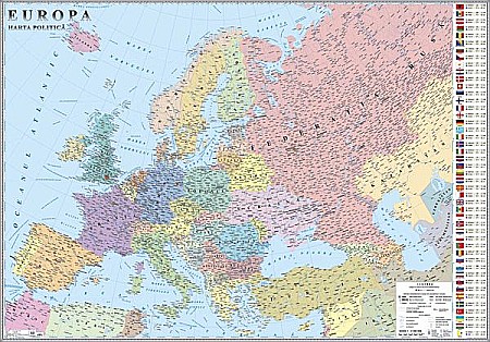 EUROPA - Europa. Harta politica