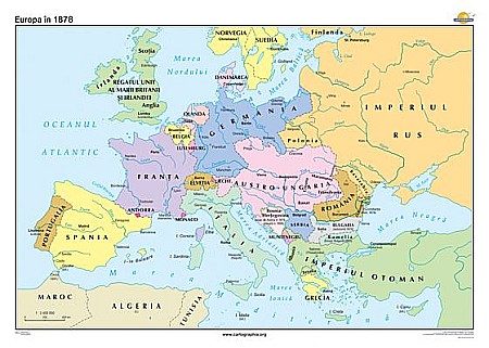 EPOCA MODERNA - Europa in 1878