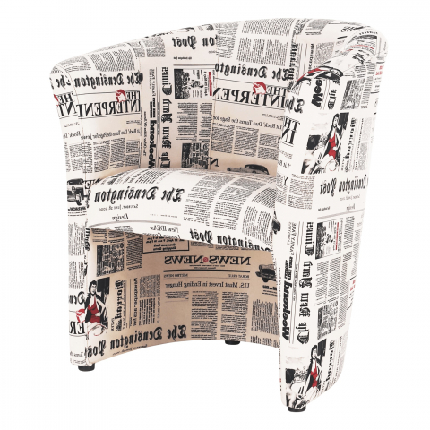 CANAPELE SI FOTOLII - fotoliu-material-textil-motiv-ziare-cuba-438879.jpg