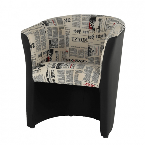 CANAPELE SI FOTOLII - Fotoliu piele ecologică/material textil CUBA