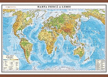 MATERIAL DIDACTIC - Harta fizica a Lumii