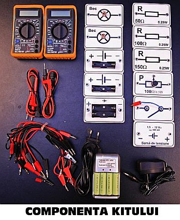 Kit (set) electrocinetica - pentru gimnaziu si liceu