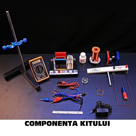 TRUSE, MODULE ȘI KITURI DE ELECTRICITATE ȘI MAGNETISM LICEU - Kit (set) electromagnetism - pentru gimnaziu si liceu
