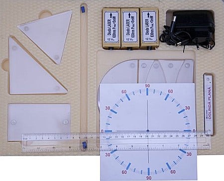 Kit (set) studiul razelor luminoase - pentru gimnaziu si liceu [8]