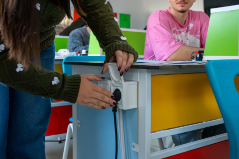 Masă de laborator pentru 2 elevi, ACCES PREMIUM [6]