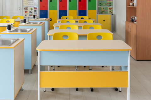 Masă de laborator pentru 2 elevi, ACCES [7]