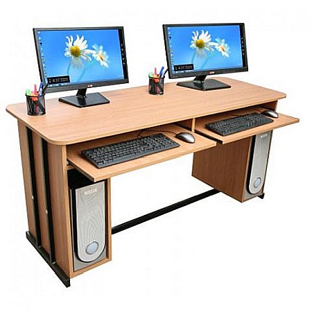 MOBILIER INFORMATICA SI SMARTLAB - Masă calculator  pentru doi elevi - THALES II